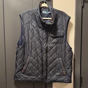 Polo by Ralph Lauren Men's Quilted Vest in Dark Blue